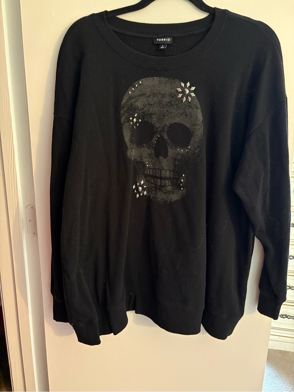 torrid Black Skull Graphic Sweatshirt
